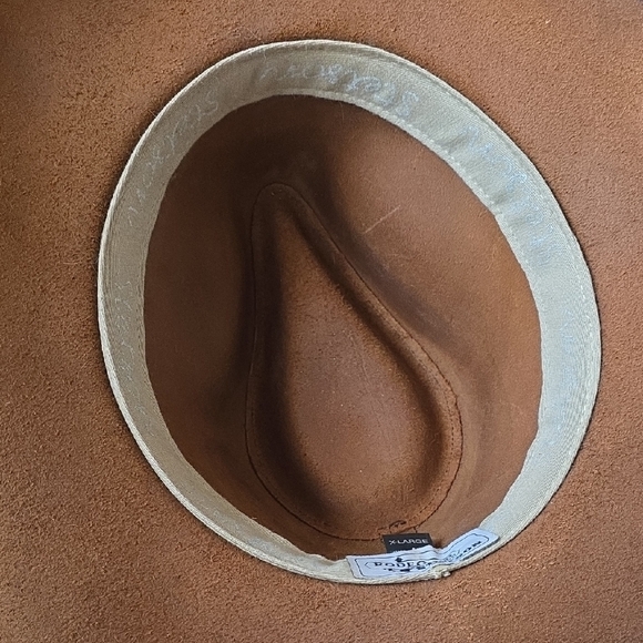Stetson Roxbury Shapeable Leather Cowboy Western Hat - Picture 6 of 13